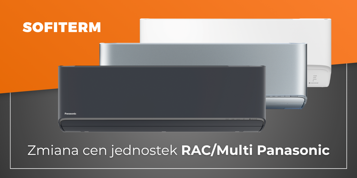 Aktualizacja cen katalogowych Panasonic RAC oraz Multi